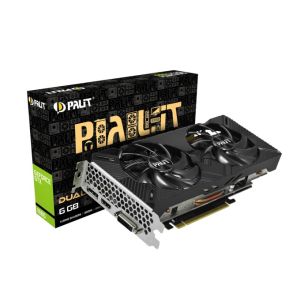 Видео карта PALIT GTX1660 DUAL 6GB D5 0