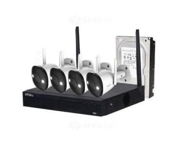 Видеонаблюдение комплект NVR1104HS 4xКамера IMOU IPC-F22P 0