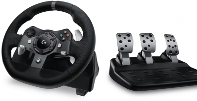 Волан Logitech Driving Force G920 за XBOX ONE, PC, черен 0
