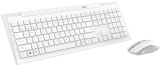 Комплект клавиатура и мишка RAPOO 8210M MultiMode, Bluetooth &amp; 2.4GHz, Безжичен, Бял 0
