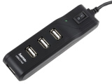 USB хъб HAMA-54590 4-портов хъб ON/OFF Switch 2.0 Hub 1:4 0