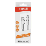 Кабел MAXELL за iPhone, USB - Lightning, 1,2 м., Бял 0